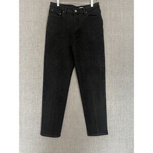 Levis 512 Jeans Womens 10 S Slim Fit Tapered Leg Mom High Rise Black Vintage 90s